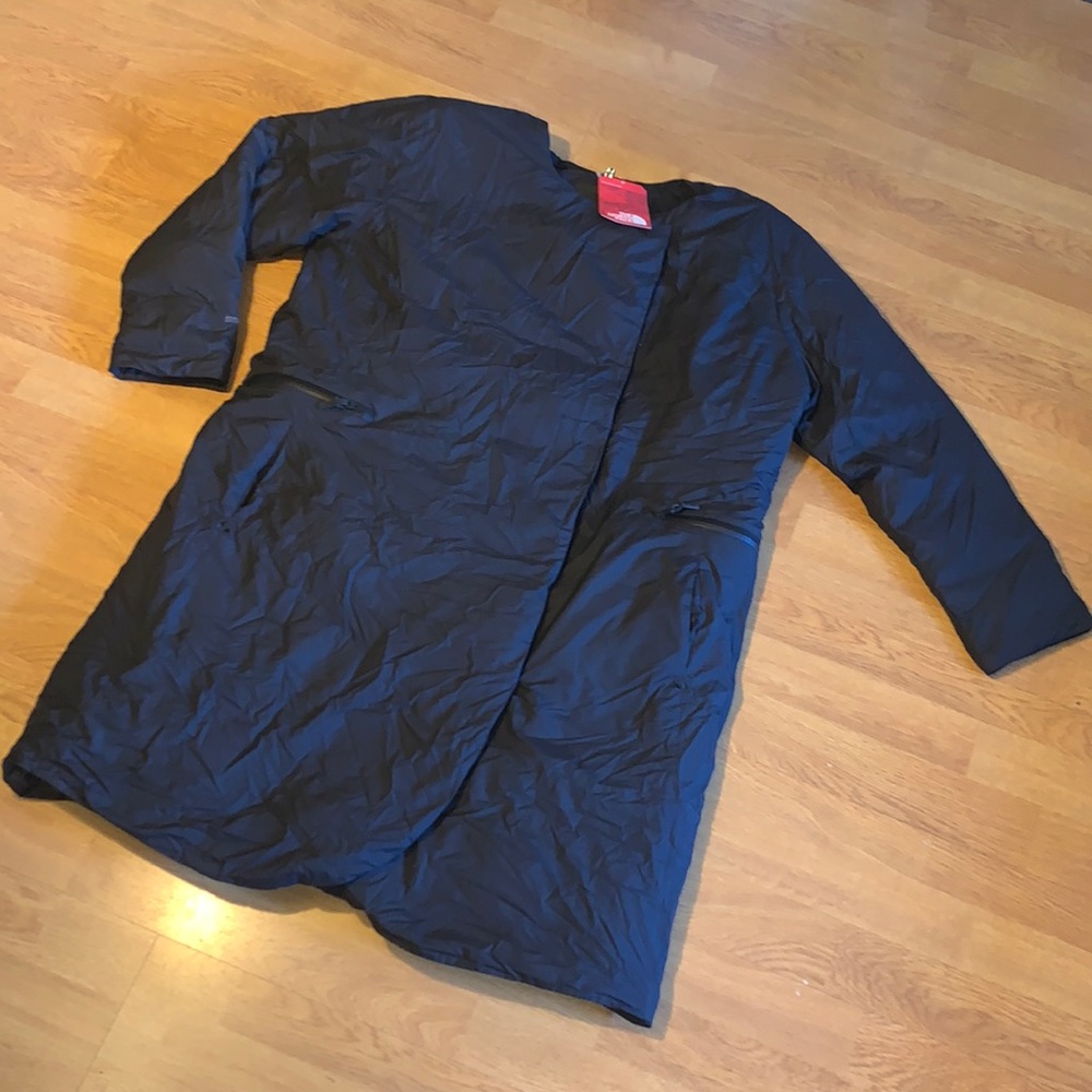 NWT The North Face Women's Black Series Kimono Down Jacket, Navy, XL